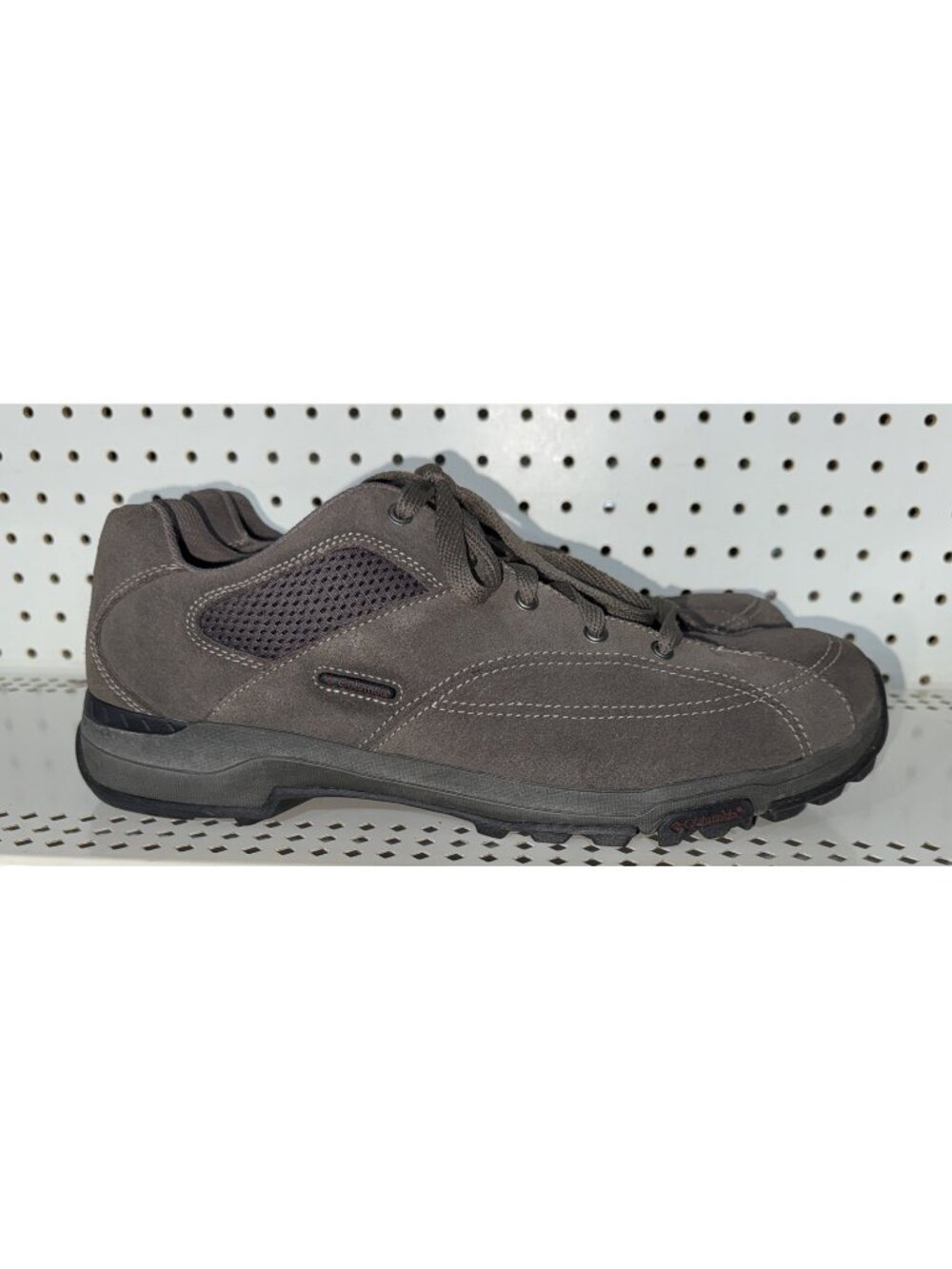 Columbia Pagosa Mens Suede Athletic Hiking Trail Shoes Size 15 Brown